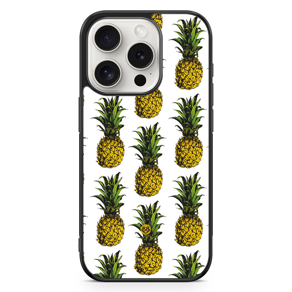 iPhone 15 Pro Case - Pineapple Pattern