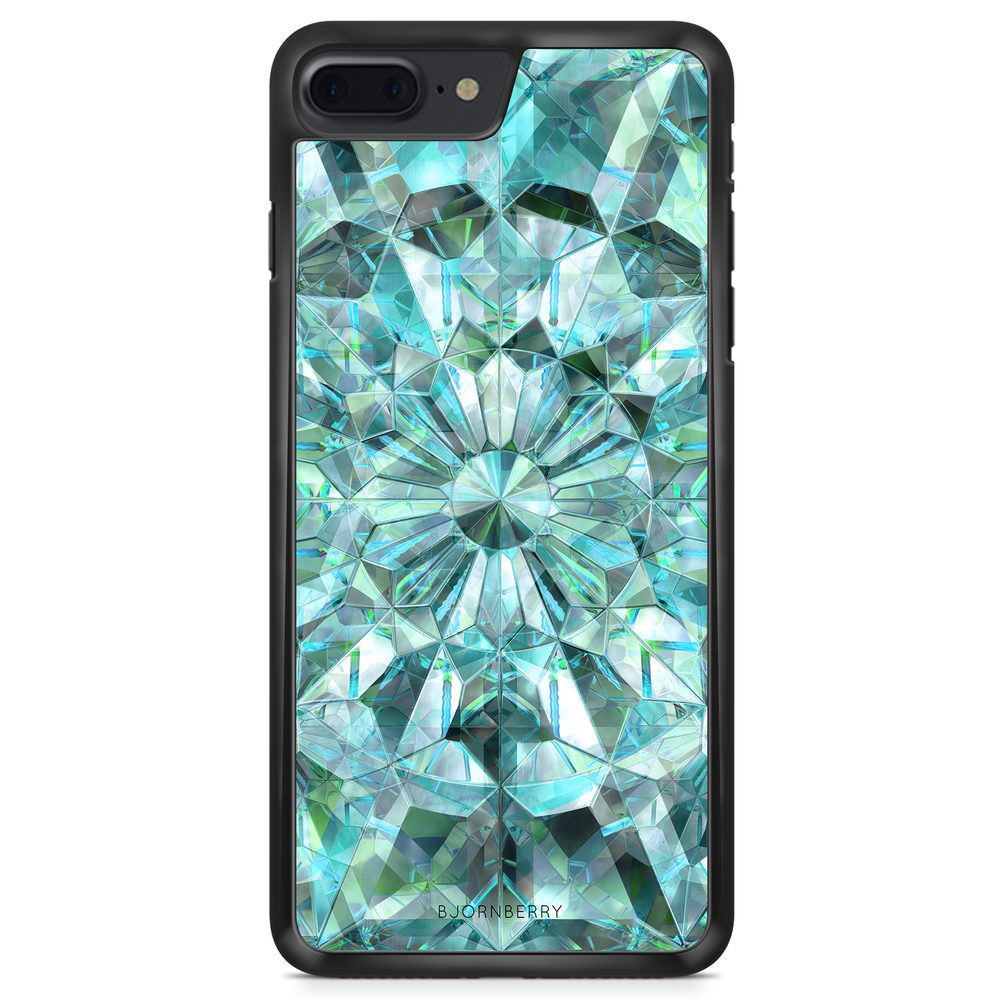 iPhone 8 Plus Case - Green Crystals