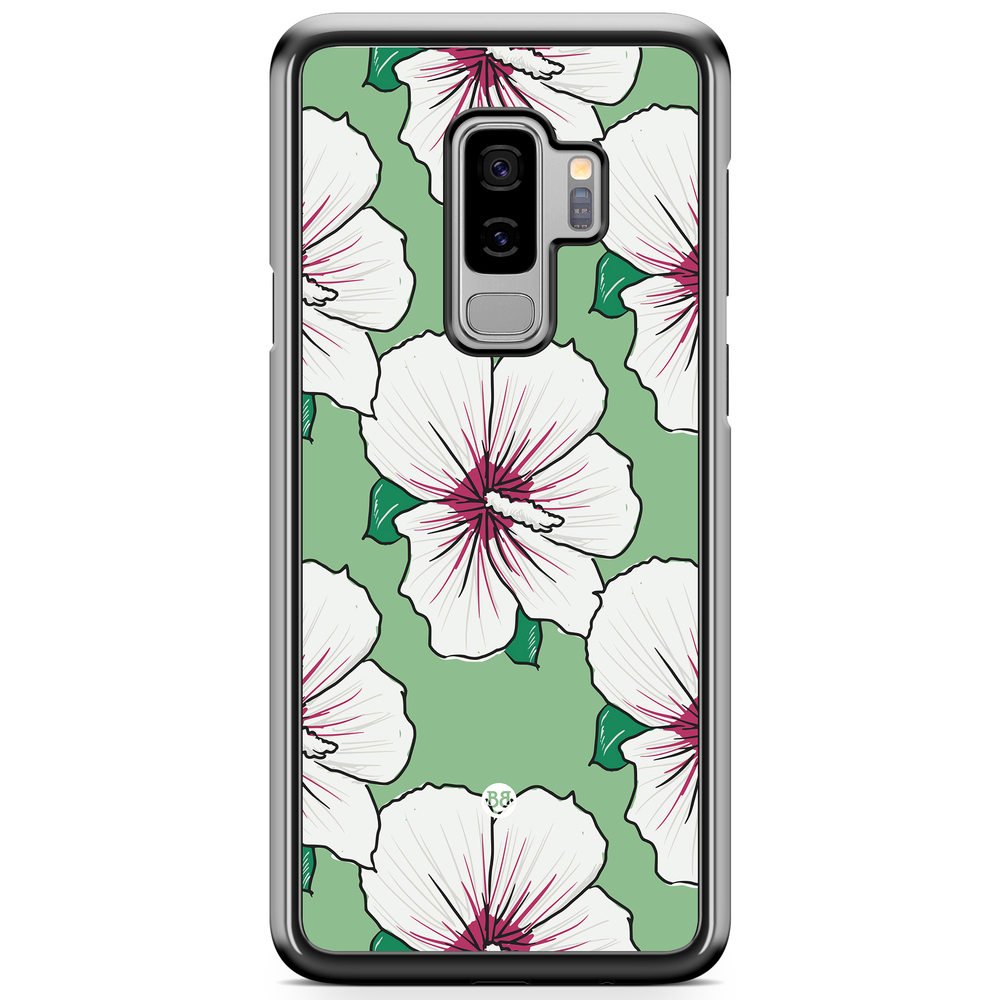 Samsung Galaxy S9 Plus Case - Creamy White Flowers