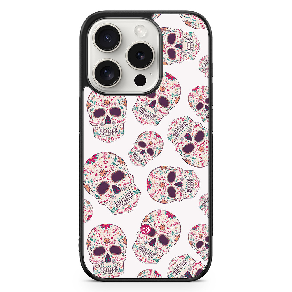 iPhone 15 Pro Case - Calavera Skulls