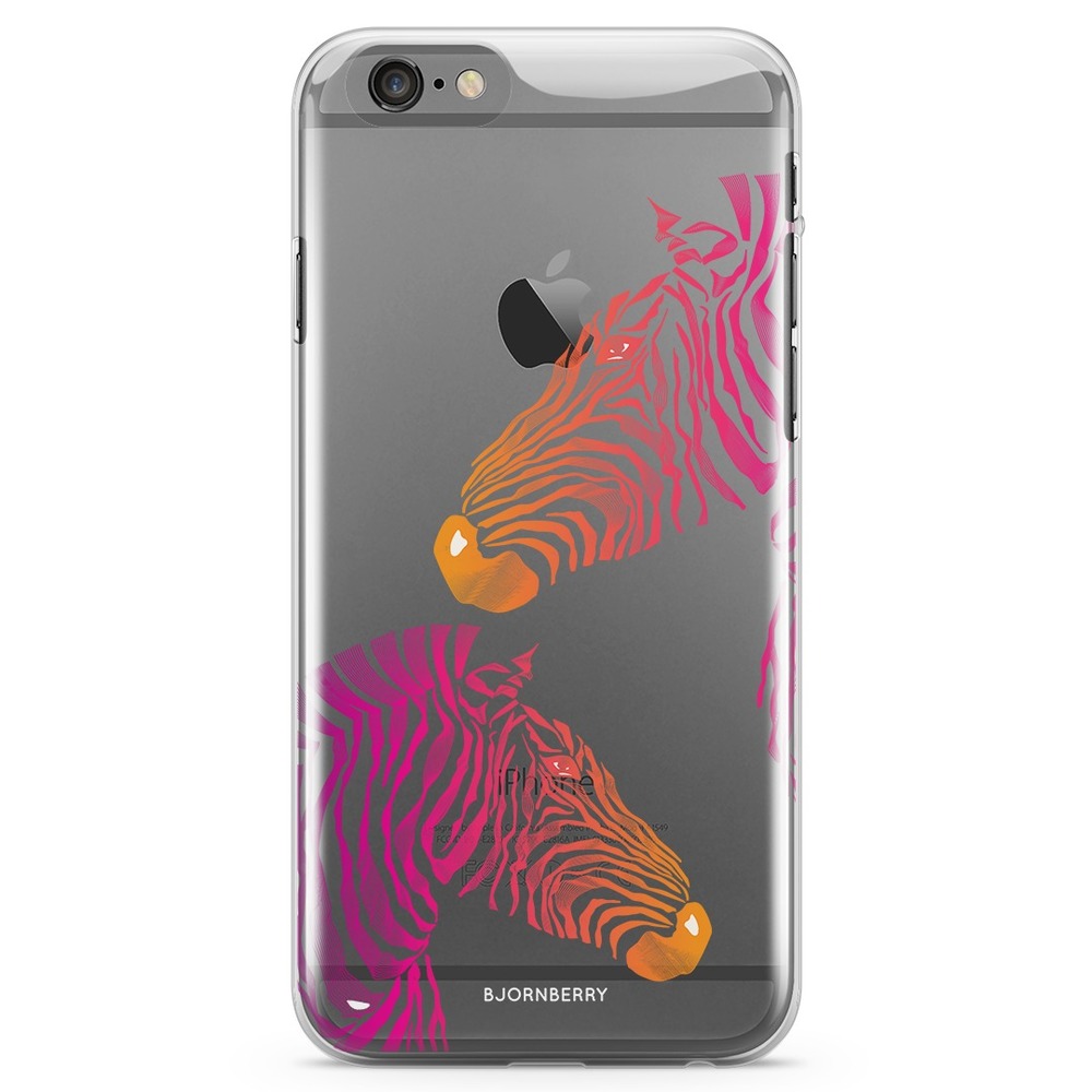 iPhone 6/6s TPU Case - Pink Zebras