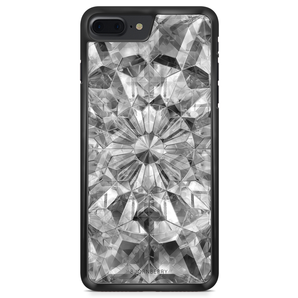 iPhone 8 Plus Case - Grey Crystals