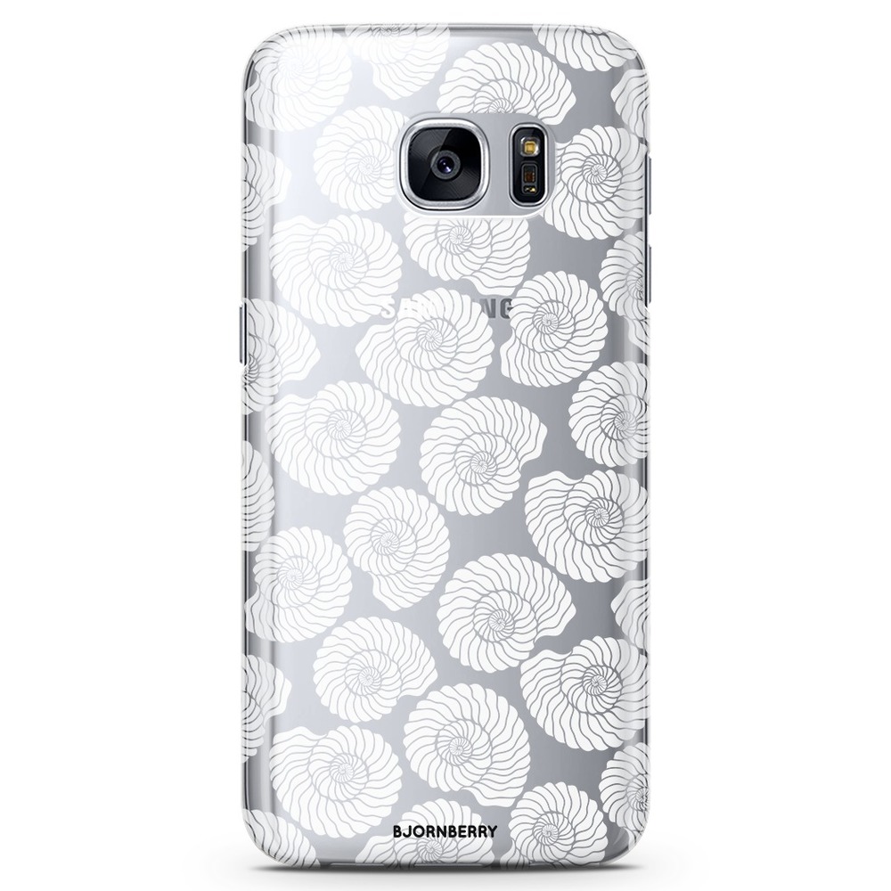 Samsung Galaxy S6 TPU Case - Seashell BW