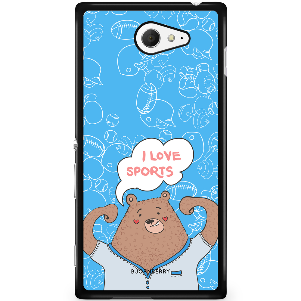 Sony Xperia M2 Aqua Case - Love Sports