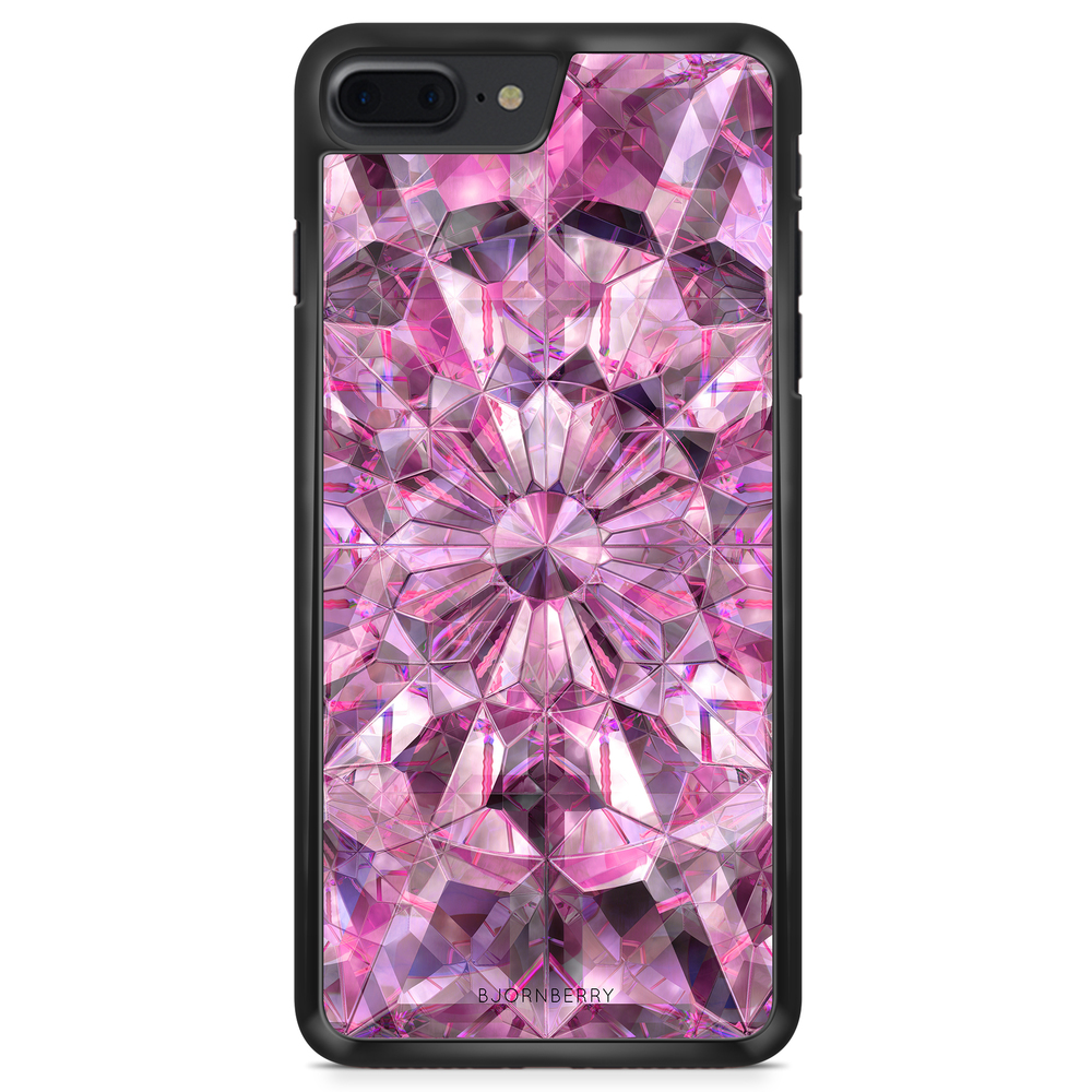 iPhone 8 Plus Case - Pink Crystals