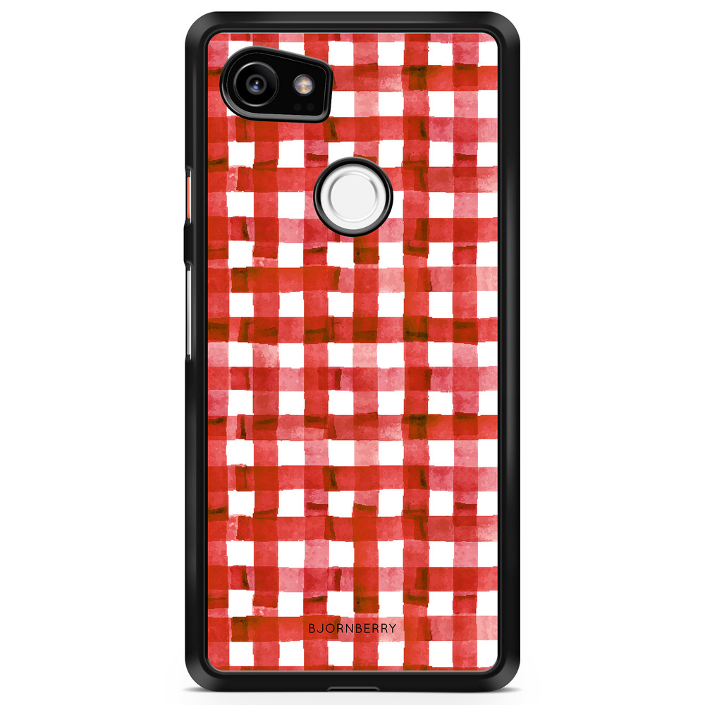 Google Pixel 2 XL Case - Red Stripes