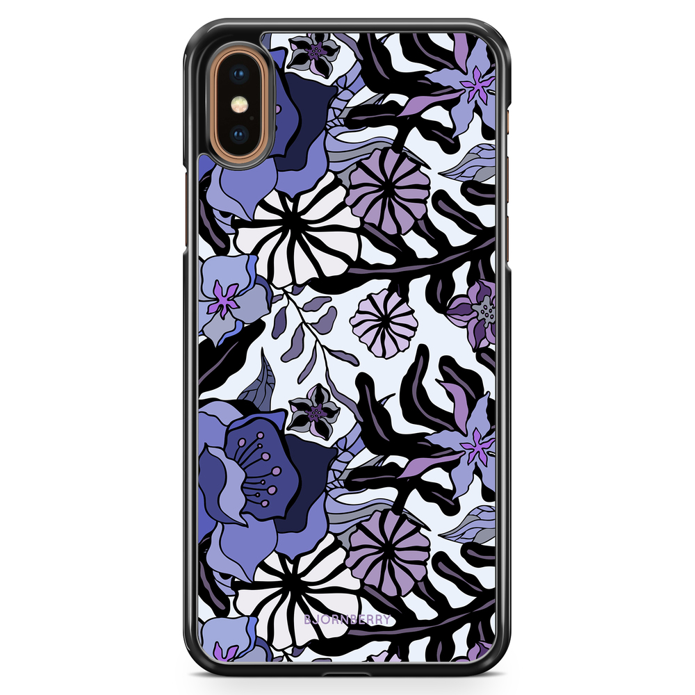 iPhone XS Max Case - Purple Flowers
