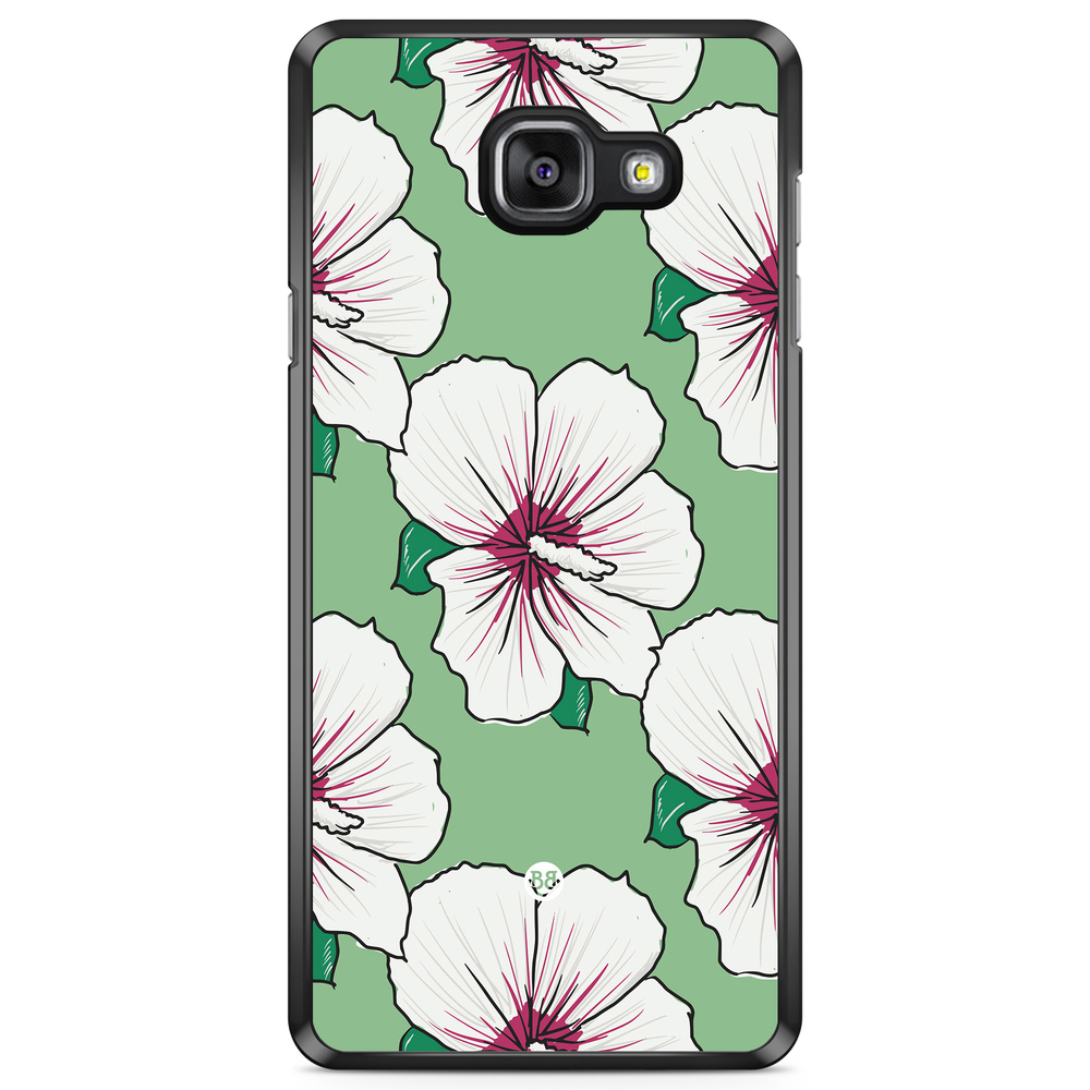 Samsung Galaxy A5 6 (2016) Skal - Gräddvita Blommor