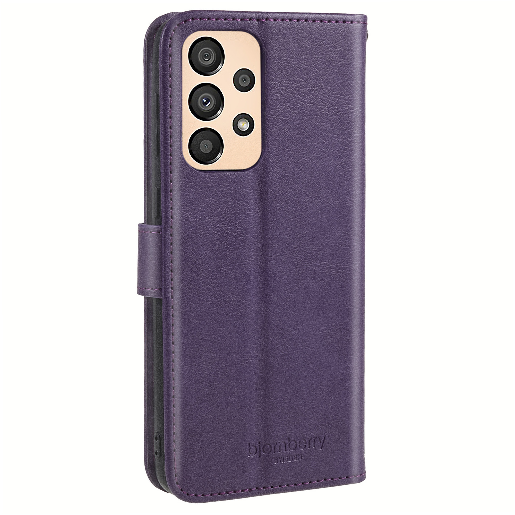 Samsung Galaxy A13 4G Magnet Wallet Case MONOGRAM - Purple - 4