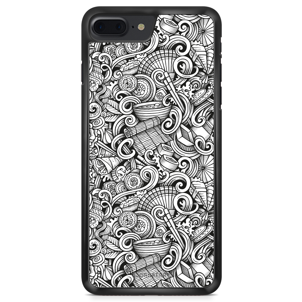 iPhone 8 Plus Case - Japanese Pattern