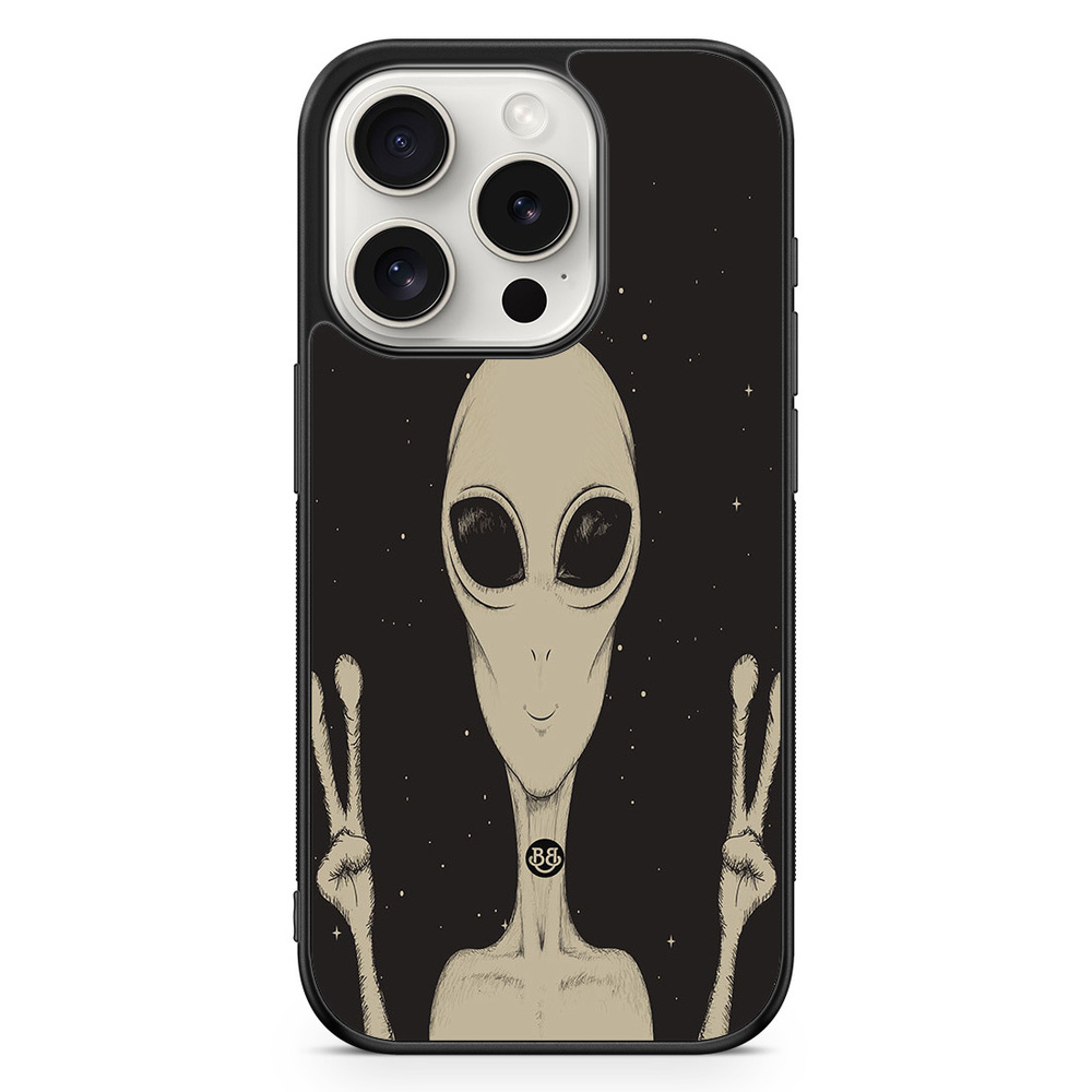 iPhone 15 Pro Case - Peace Alien