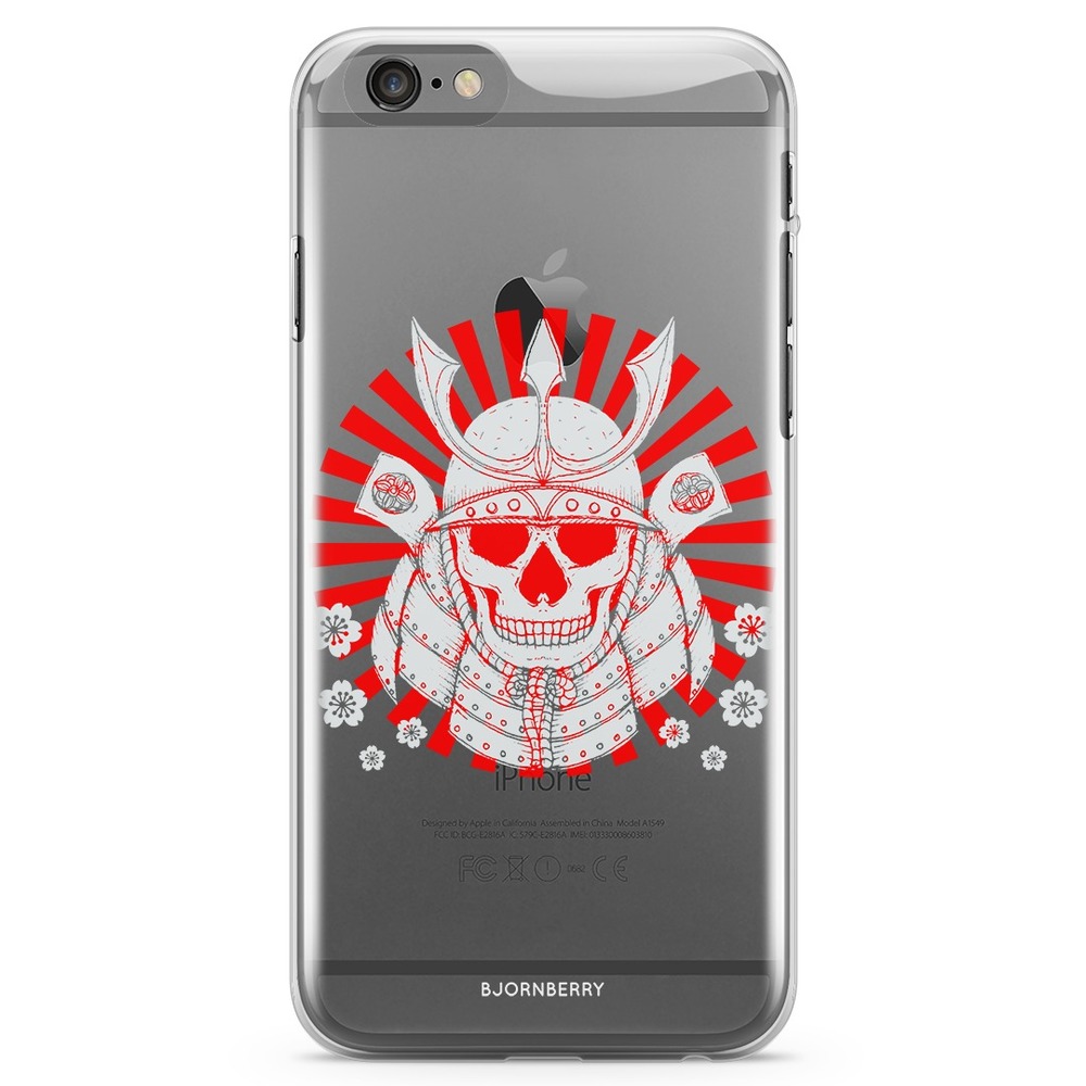iPhone 6/6s TPU Case - Samurai Skull