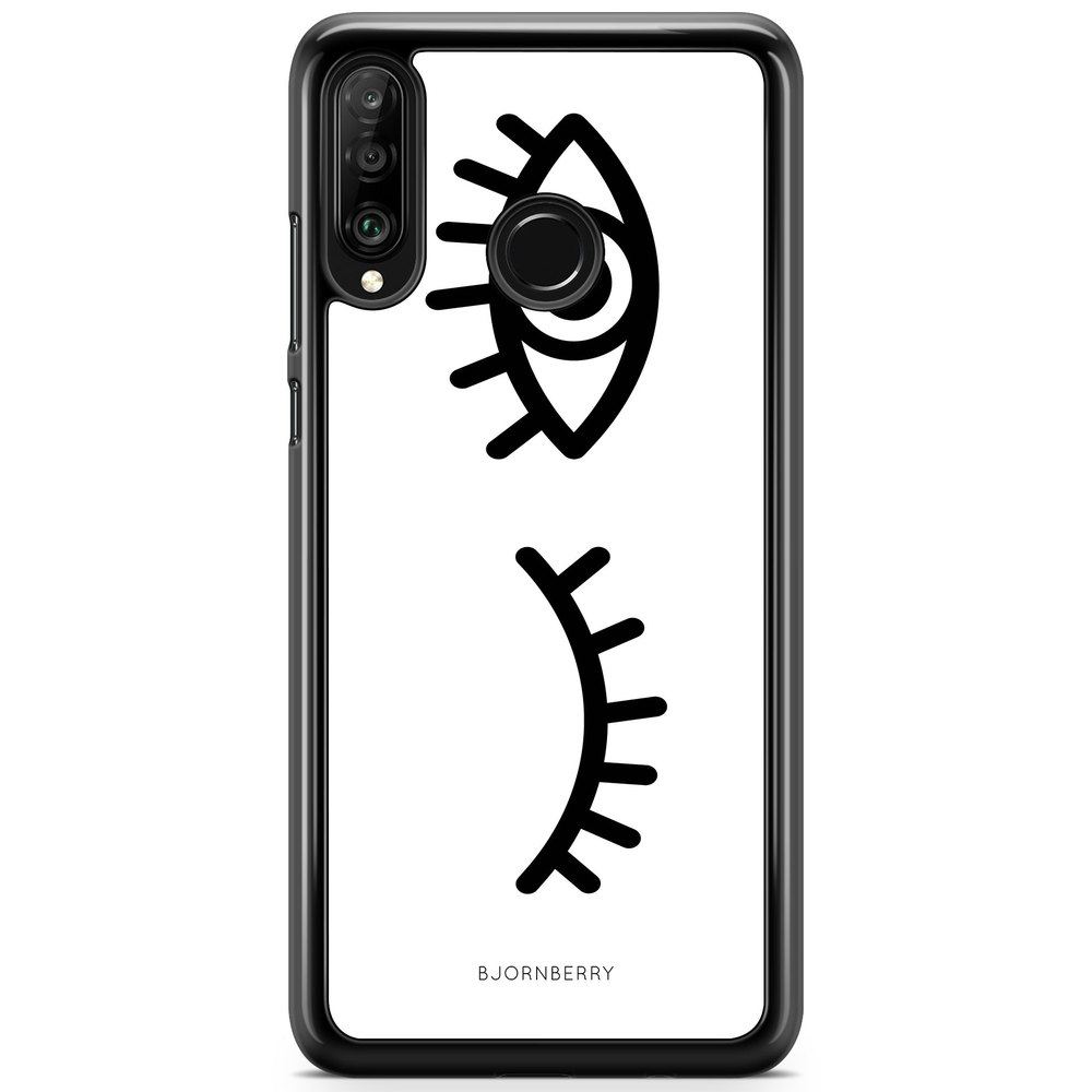 Huawei P30 Lite Case - Black Eyes