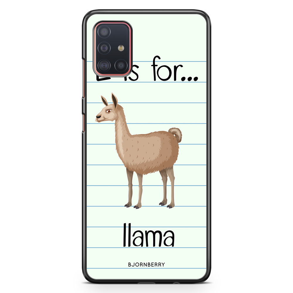 Samsung Galaxy A51 Case - L Is For Llama