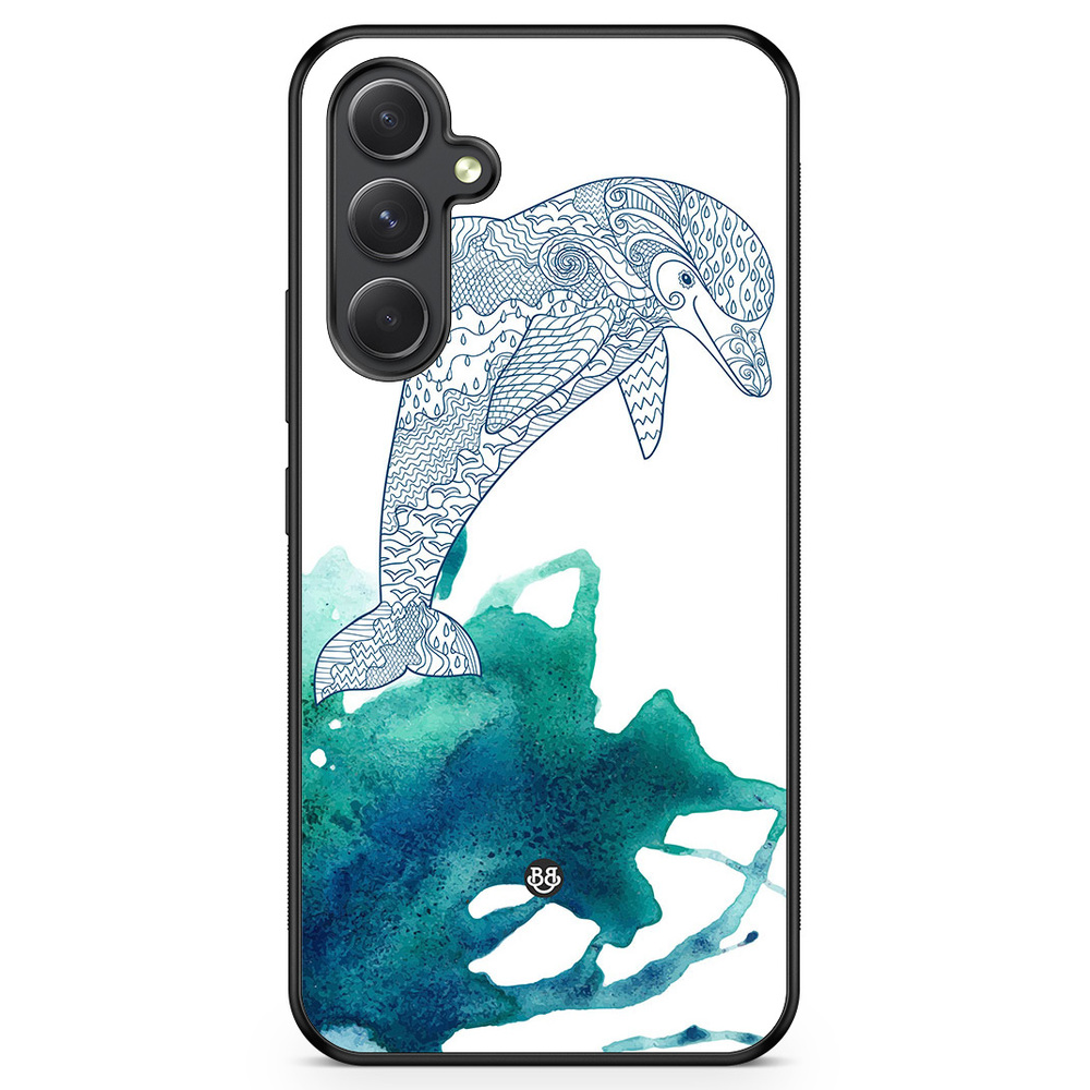 Samsung Galaxy A54 5G Case - Mandala Dolphin