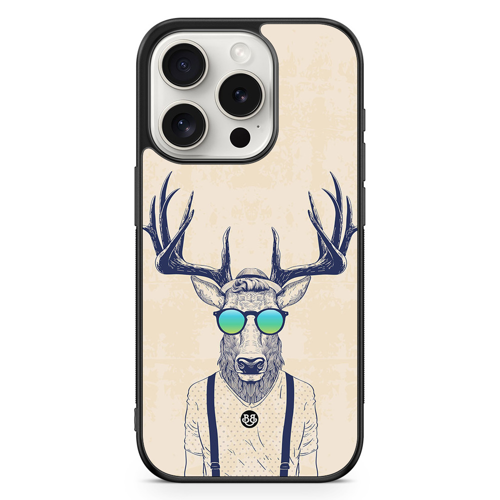 iPhone 15 Pro Case - Hipster Deer