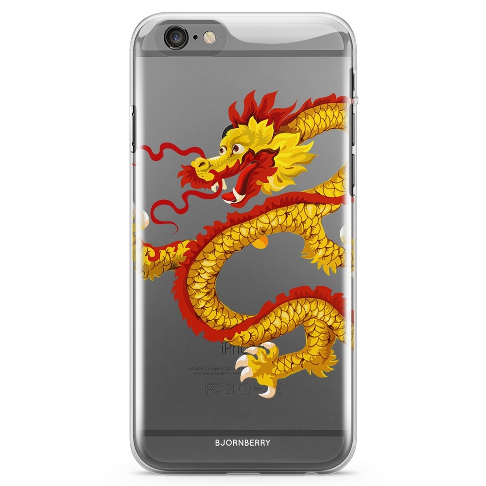iPhone 6/6s TPU Case - Yellow Drake
