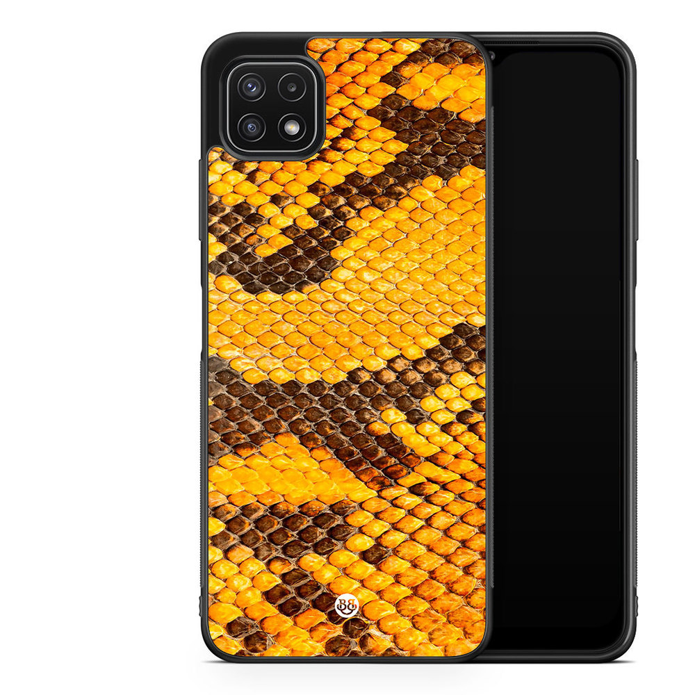 Samsung Galaxy A22 5G Case - Yellow Snake