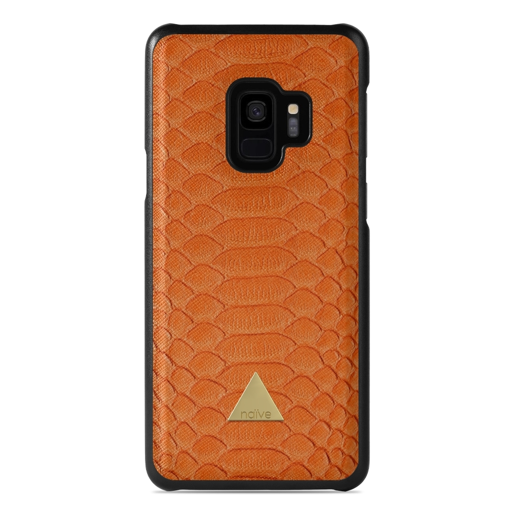 Naive Samsung Galaxy S9 Case - Orange Snake