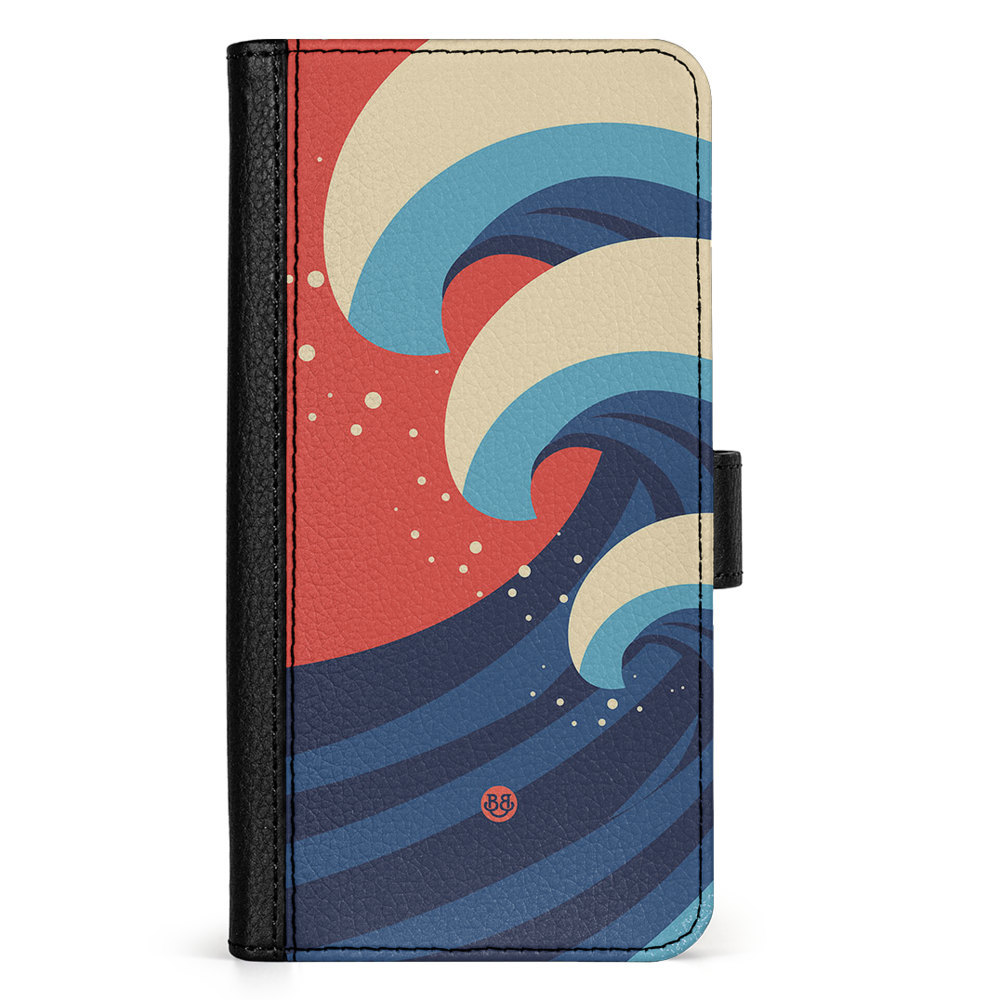 Xiaomi Redmi Note 12 Pro 5G Wallet Case - Waves