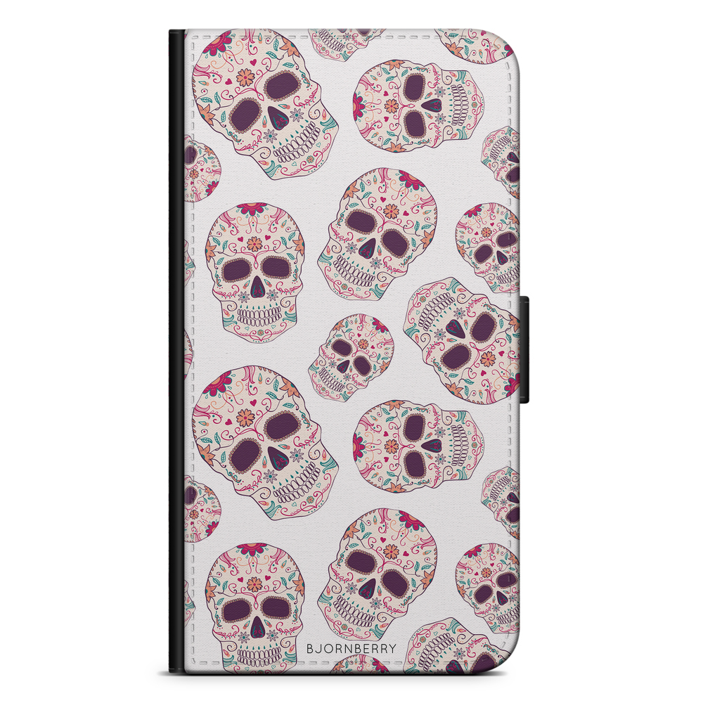 Sony Xperia XZ3 Plånboksfodral - Calavera Dödskallar | Mobilskal & Mobilfodral BJORNBERRY