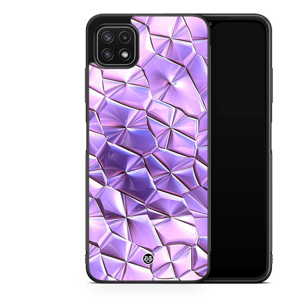 Samsung Galaxy A22 5G Case - Purple Crystal