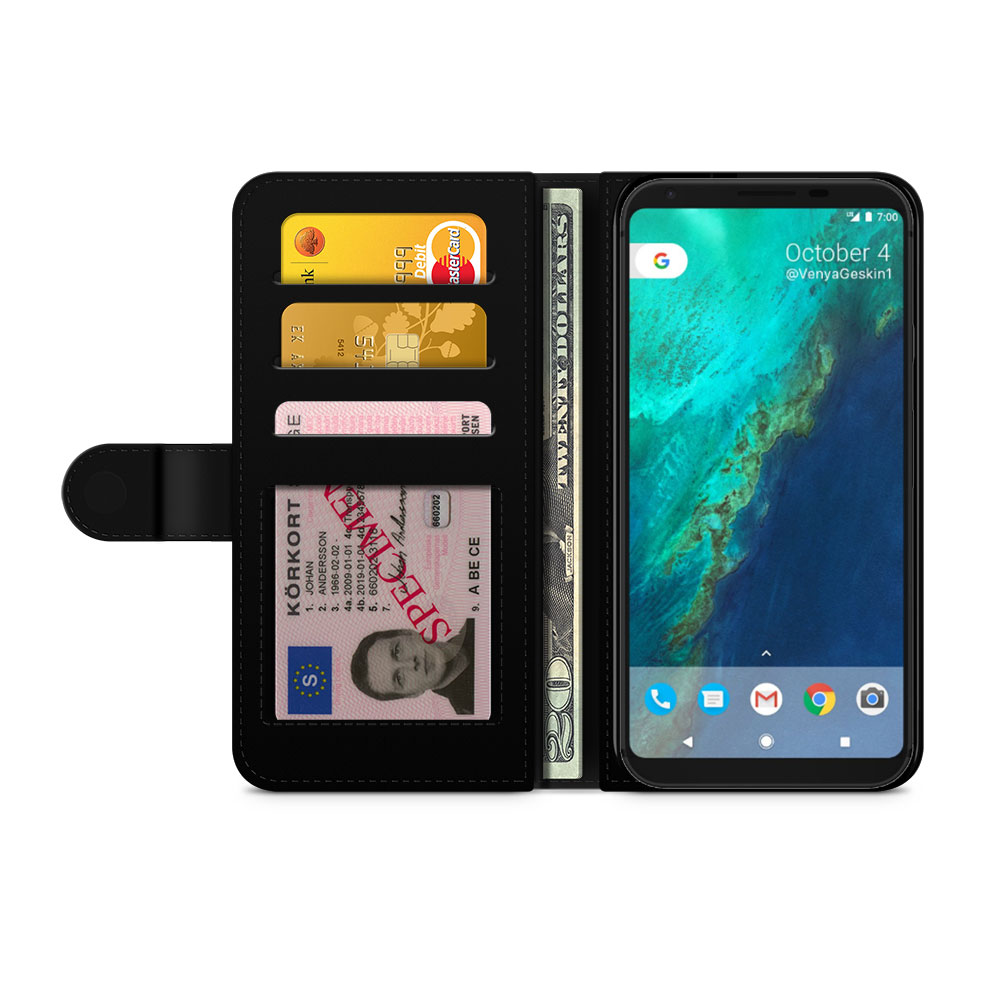 Google Pixel 2 Wallet Case - Cherry - 2
