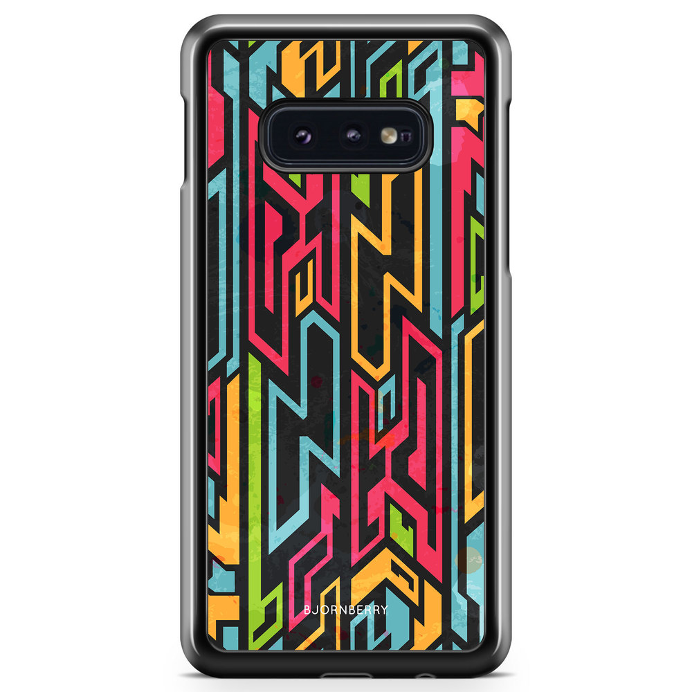 Samsung Galaxy S10e Case - Colored Tribal
