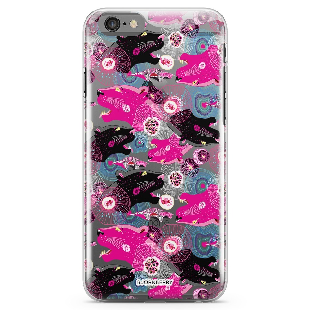 iPhone 6/6s TPU Case - Panther Pattern