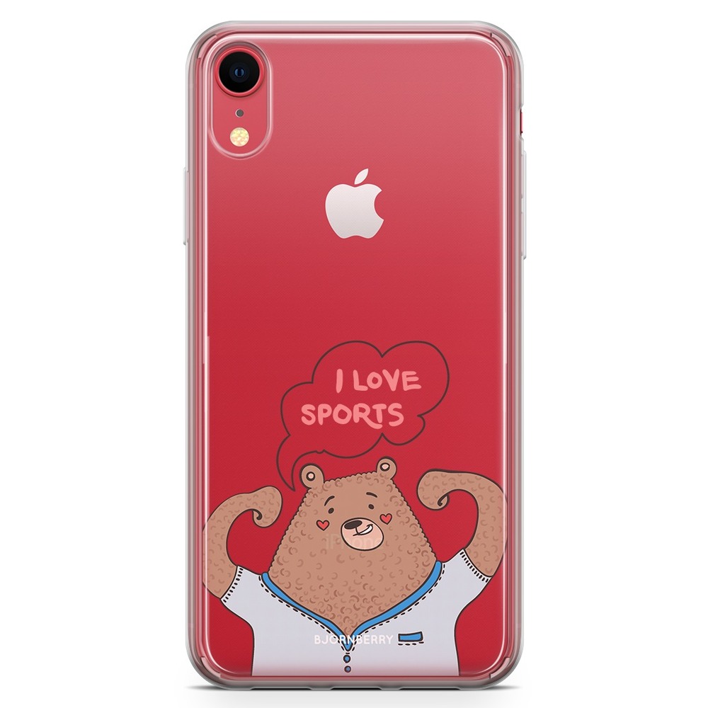 iPhone XR Fashion Skal - I love sports