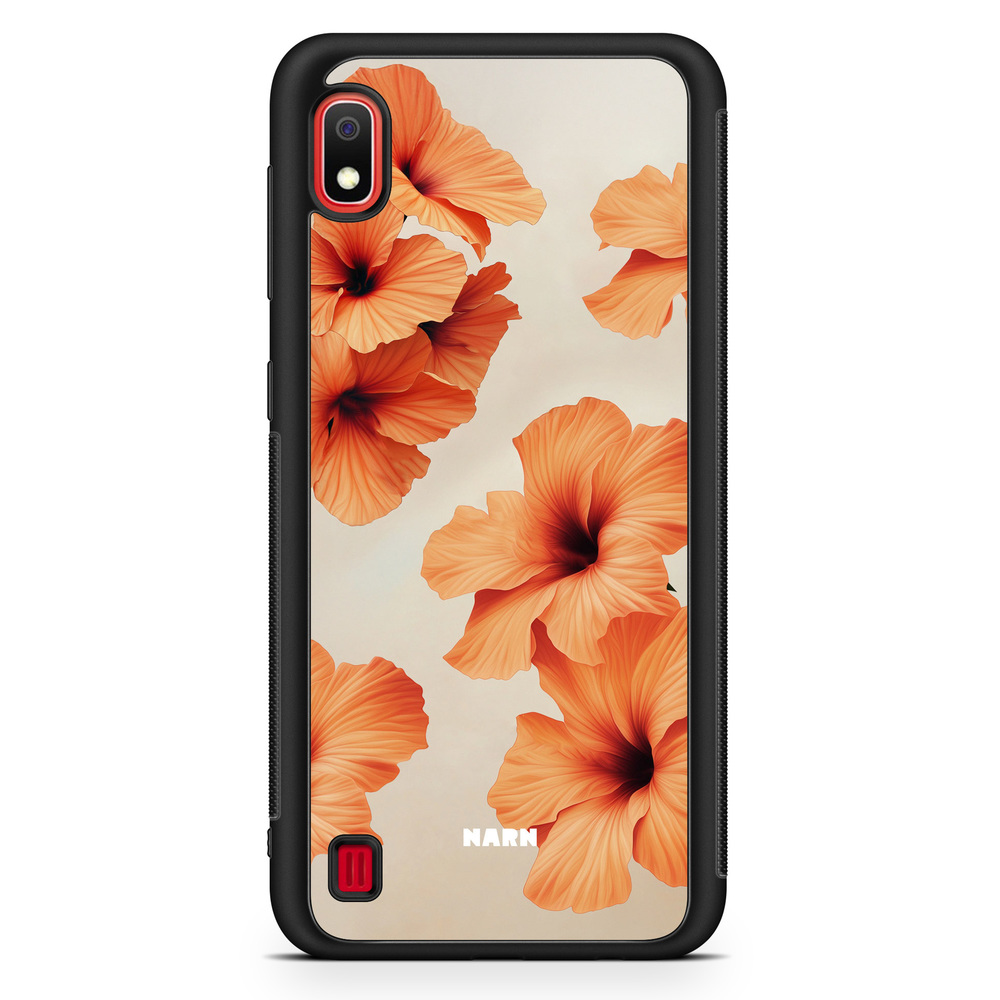 Samsung Galaxy A10 Case - Hibiscus Era - Papaya