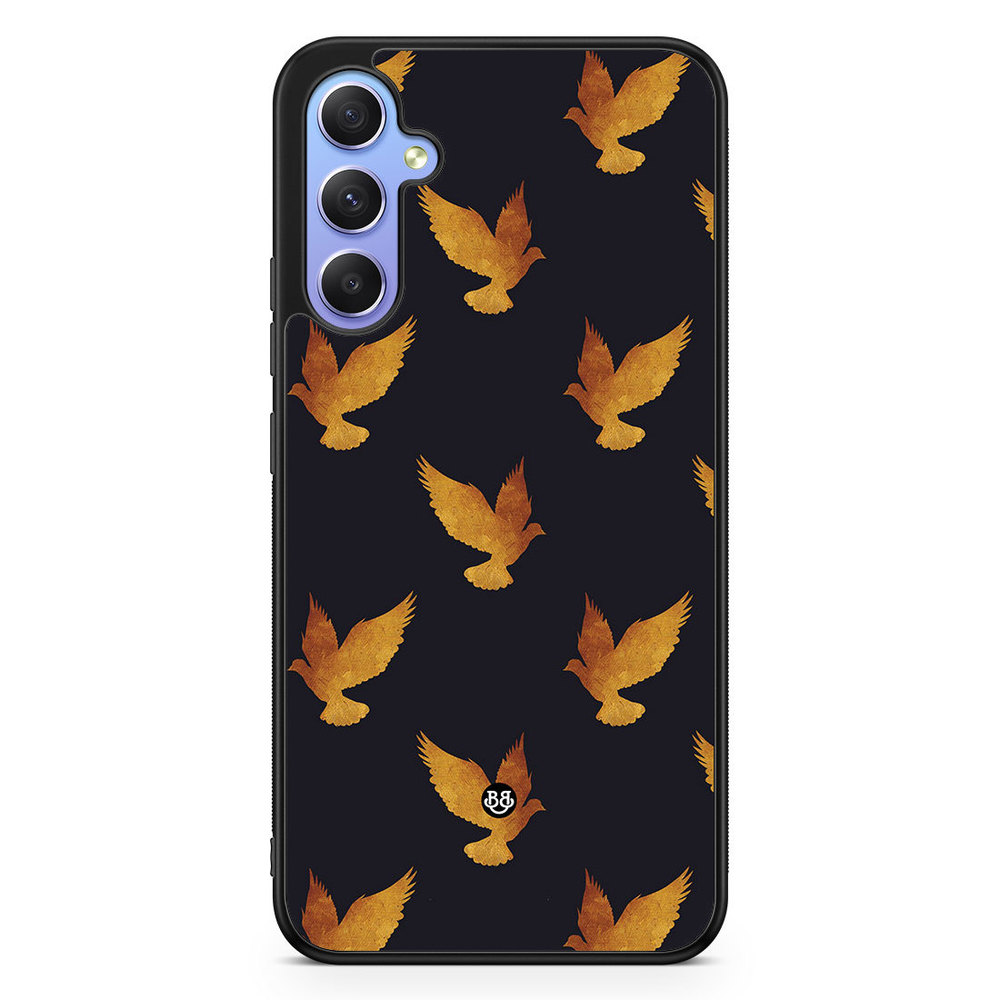 Samsung Galaxy A34 5G Case - Golden Doves