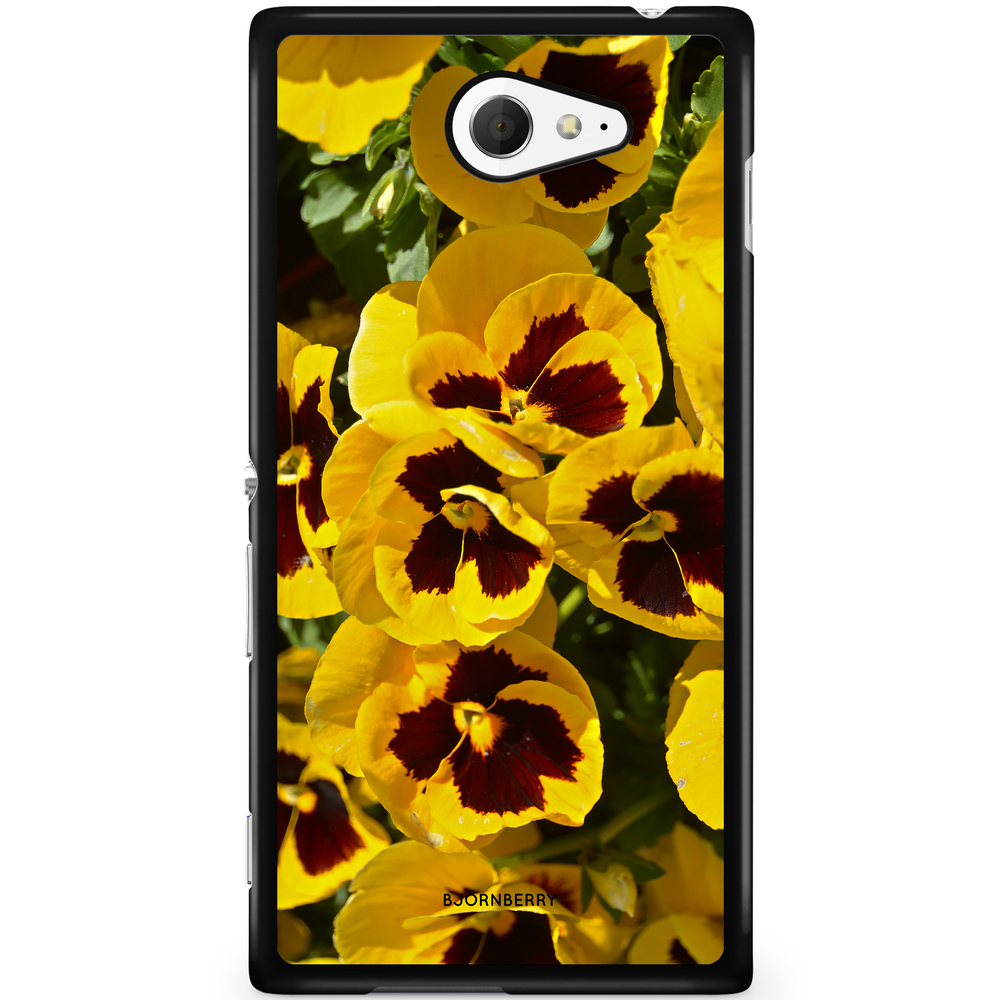 Sony Xperia M2 Aqua Case - Yellow Spring Flower