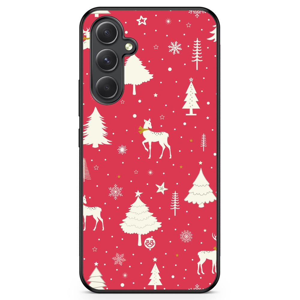Samsung Galaxy A54 5G Case - Red Christmas