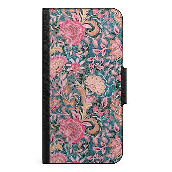Naive iPhone 13 Pro Max Wallet Case- Fantasy flowers