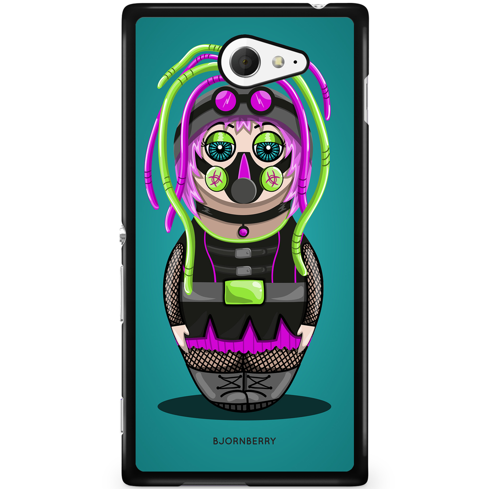 Sony Xperia M2 Aqua Case - Cyber-Goth
