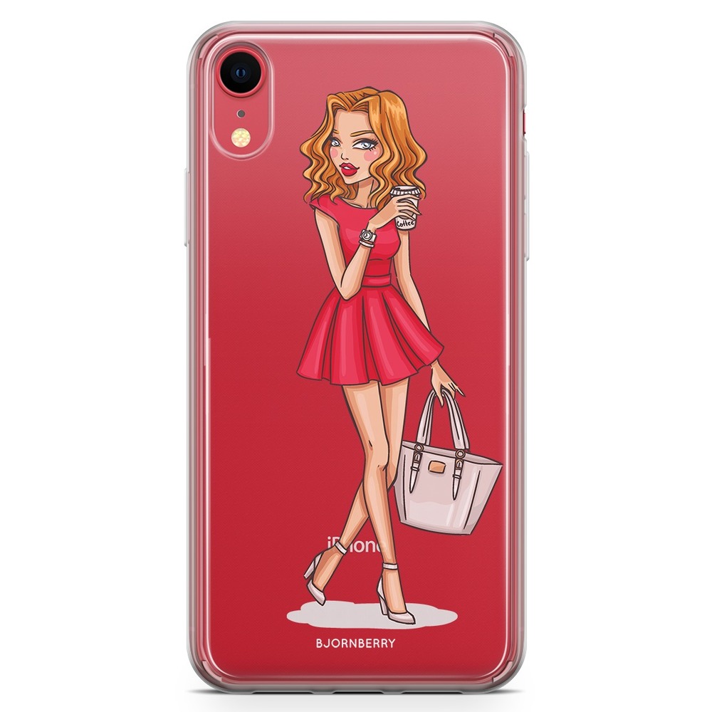 iPhone XR Fashion Skal - Modeskiss Tjej