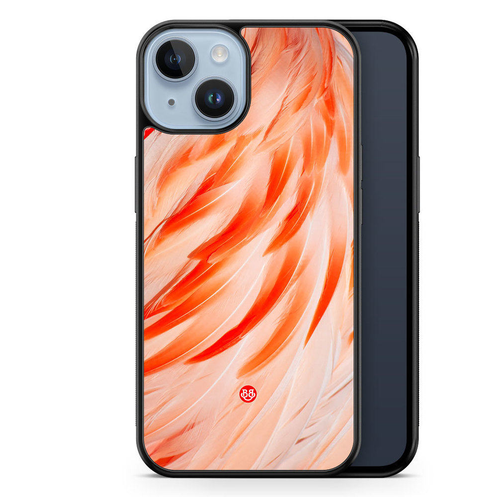 iPhone 14 Plus Case - Flamingo Feathers
