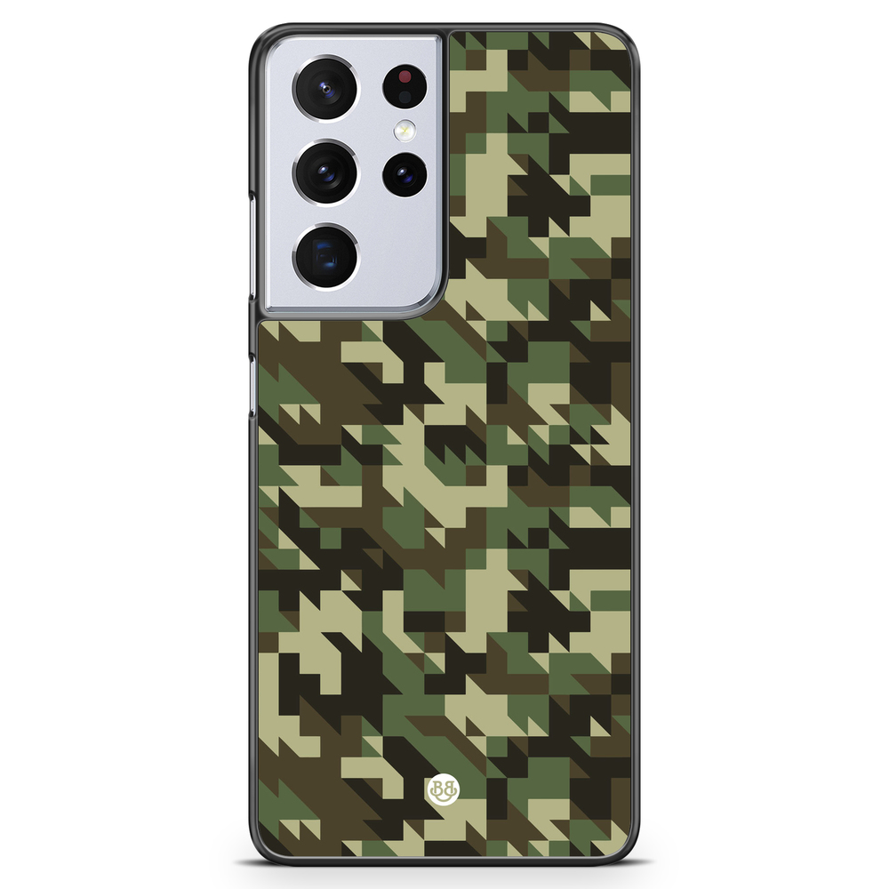 Samsung Galaxy S21 Ultra Case - Houndstooth Camo