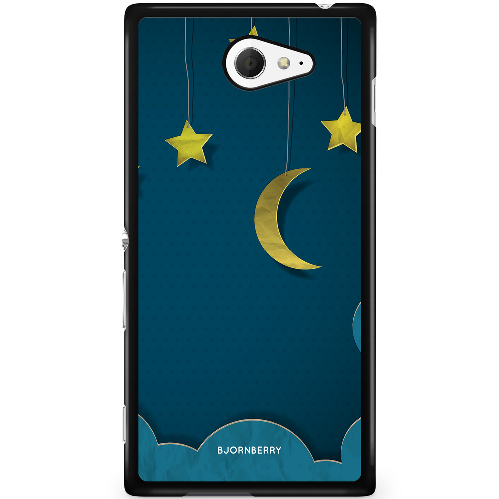 Sony Xperia M2 Aqua Case - Moon Stars