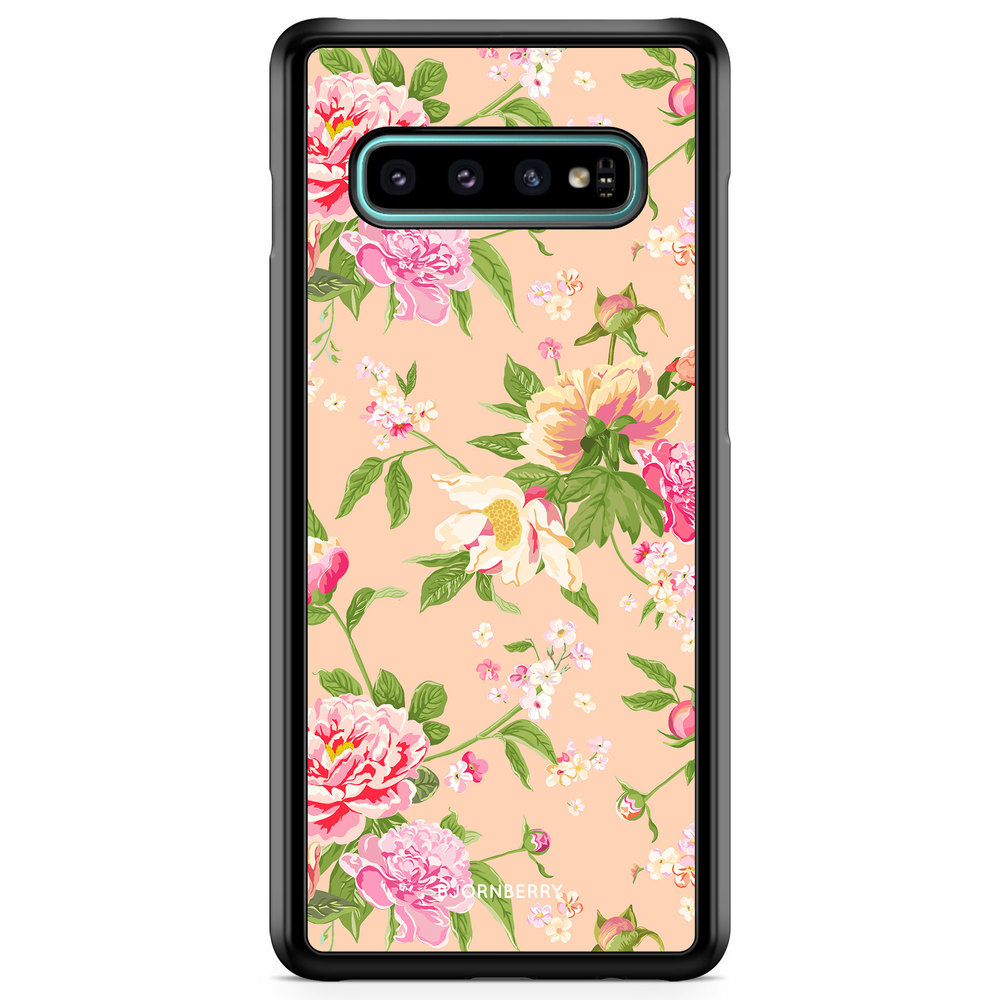 Samsung Galaxy S10 Case - Peony Flowers