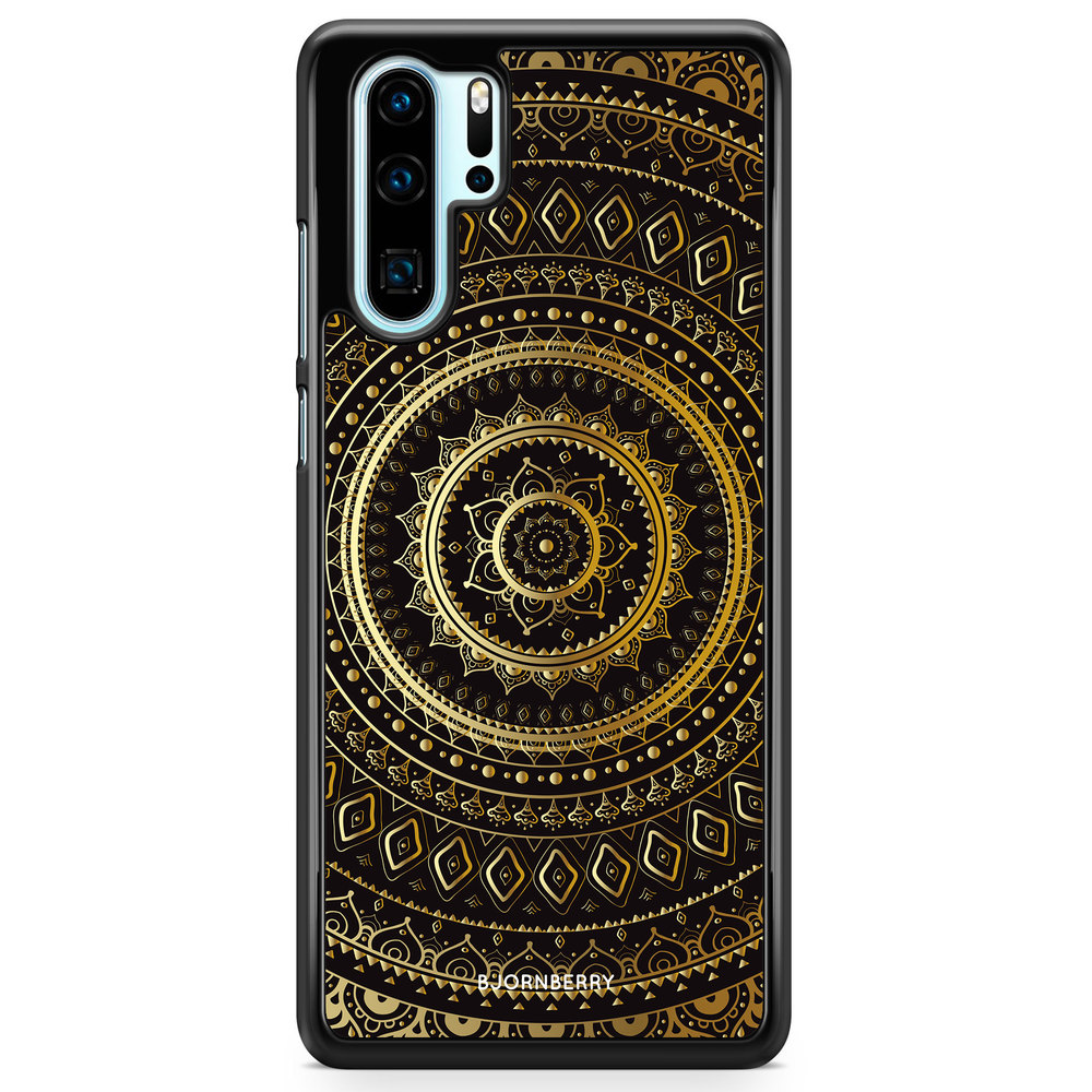 Huawei P30 Pro Case - Gold Mandala