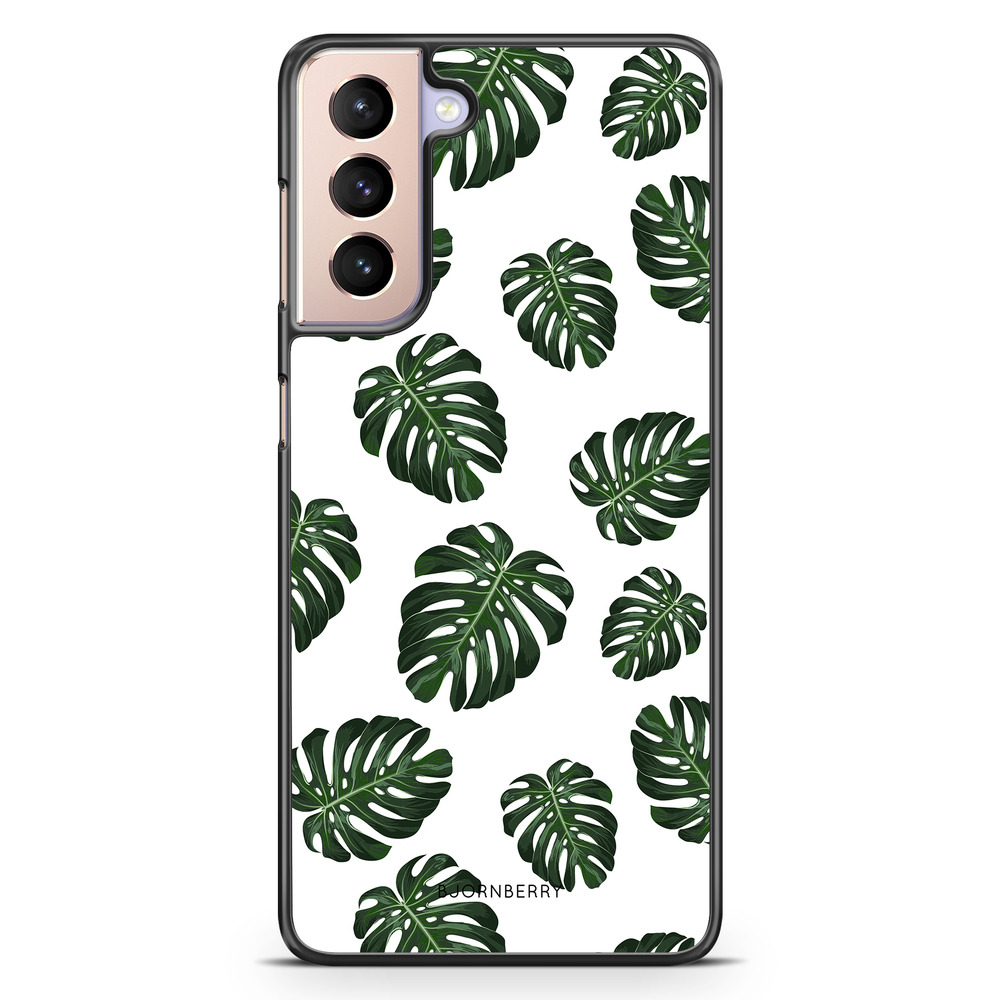 Samsung Galaxy S21 Case - Monstera Pattern