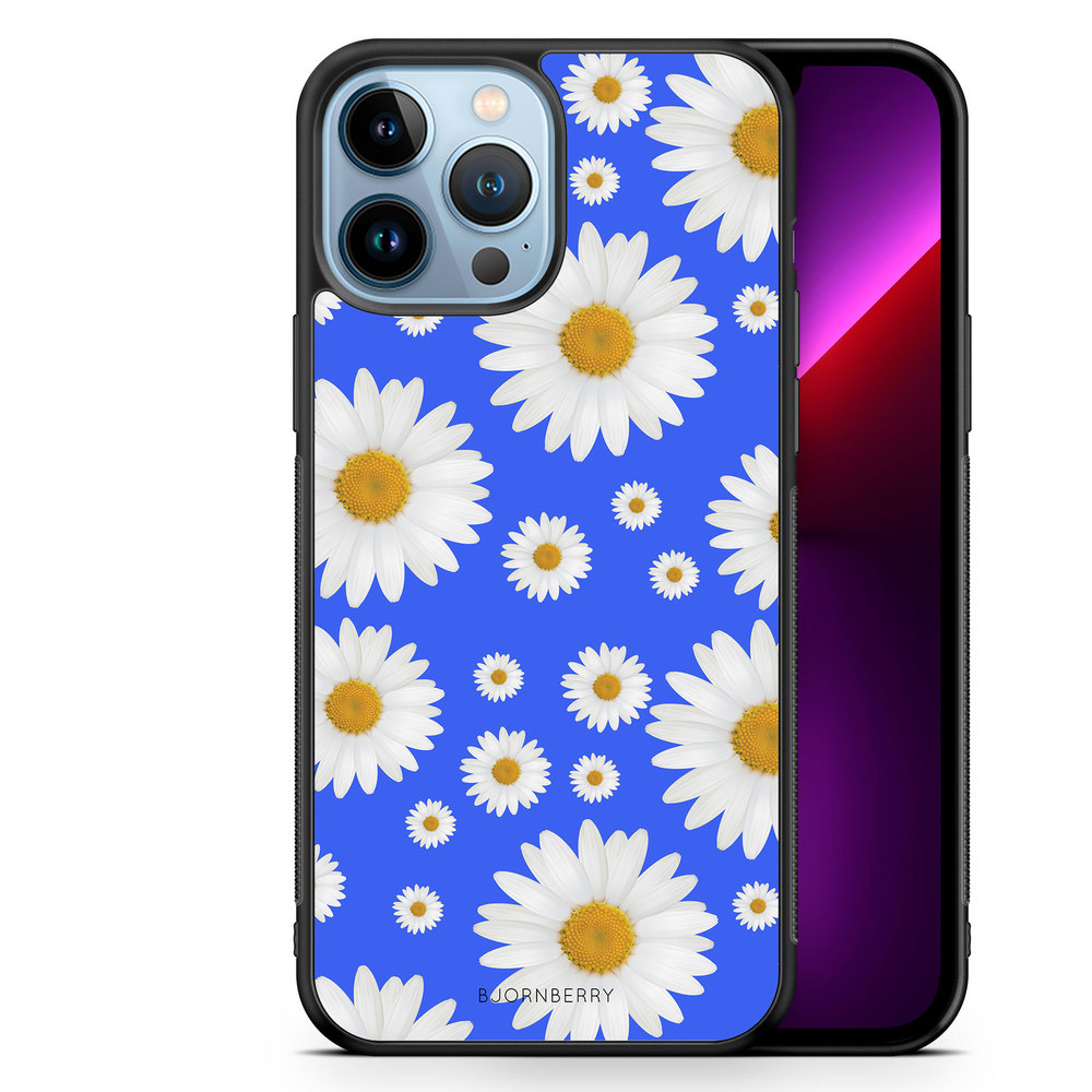 iPhone 13 Pro Max Case - Blue Daisy Flowers