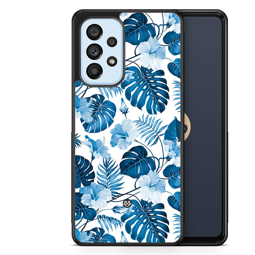Samsung Galaxy A53 5G Case - Blue Flowers