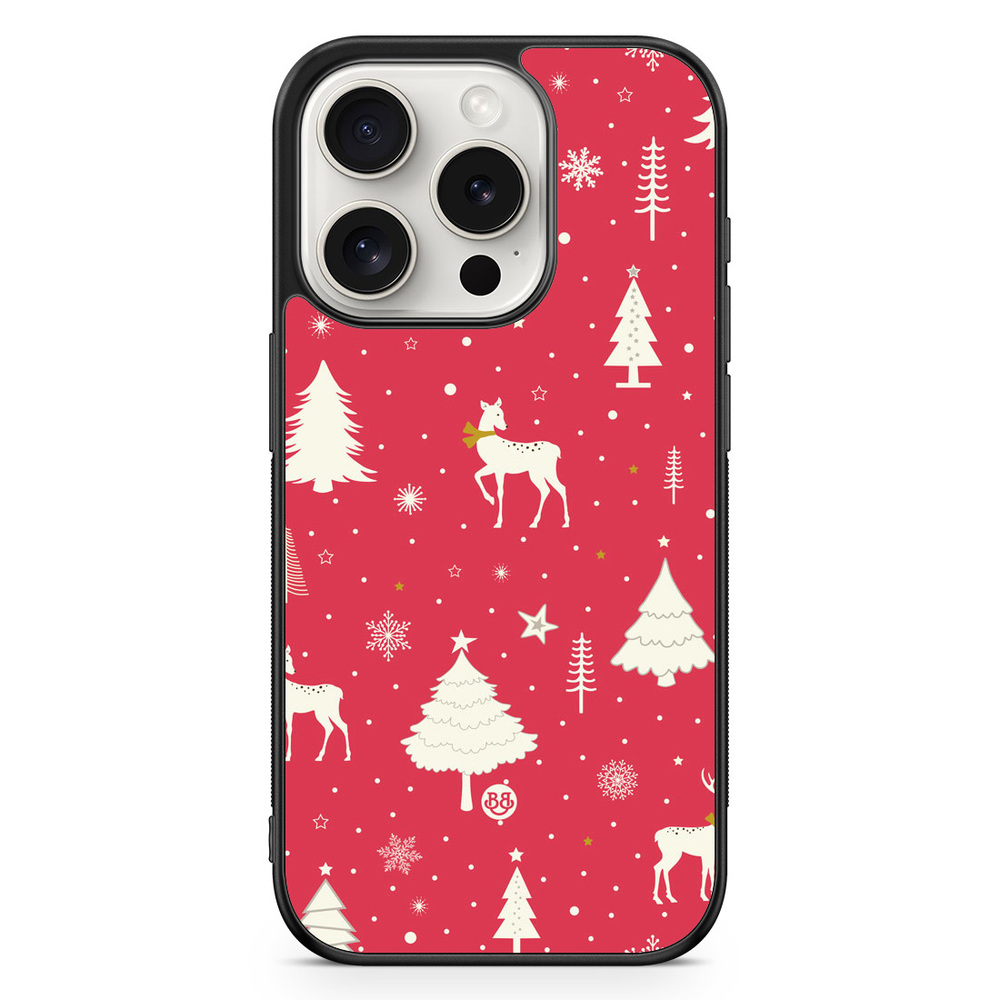 iPhone 15 Pro Case - Red Christmas