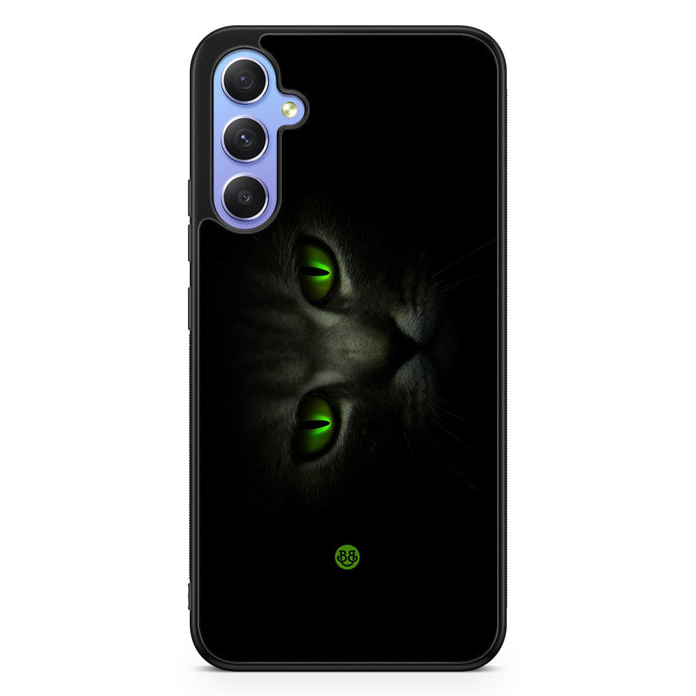 Samsung Galaxy A34 5G Case - Green Cat Eyes