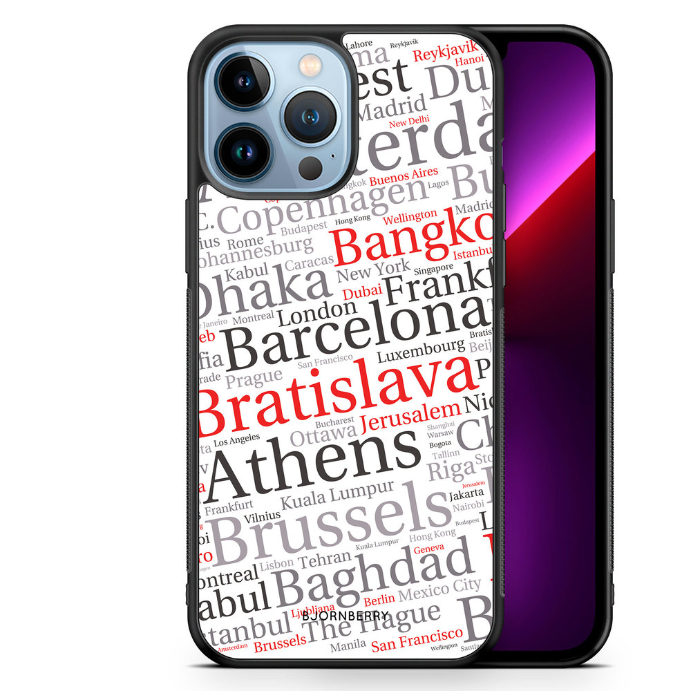 iPhone 13 Pro Max Case - City Names