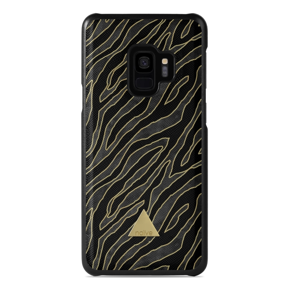 Naive Samsung Galaxy S9 Case - Golden Zebra