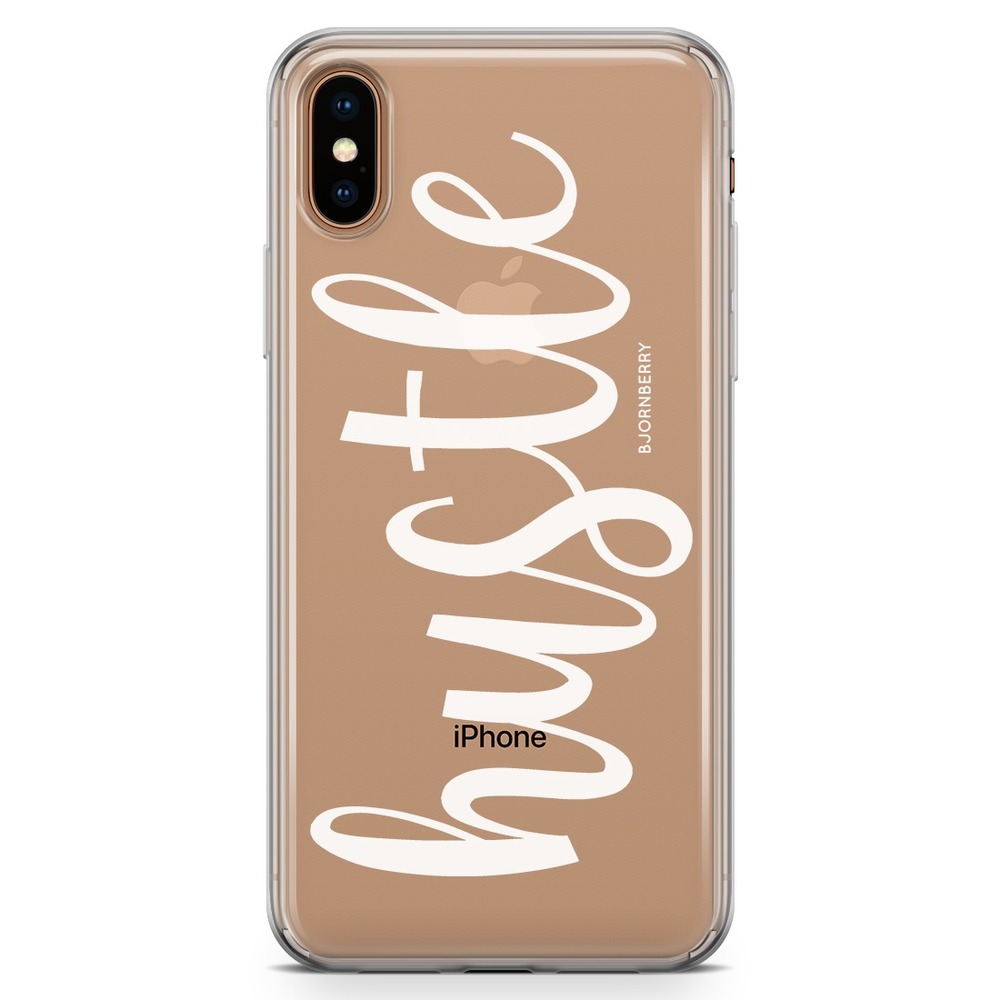 iPhone Xs Max Fashion Case - Hustle White